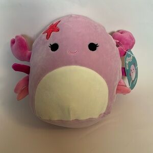 Squishmallows 8" Cailey The Crab with Starfish Stuffed Animal Toy